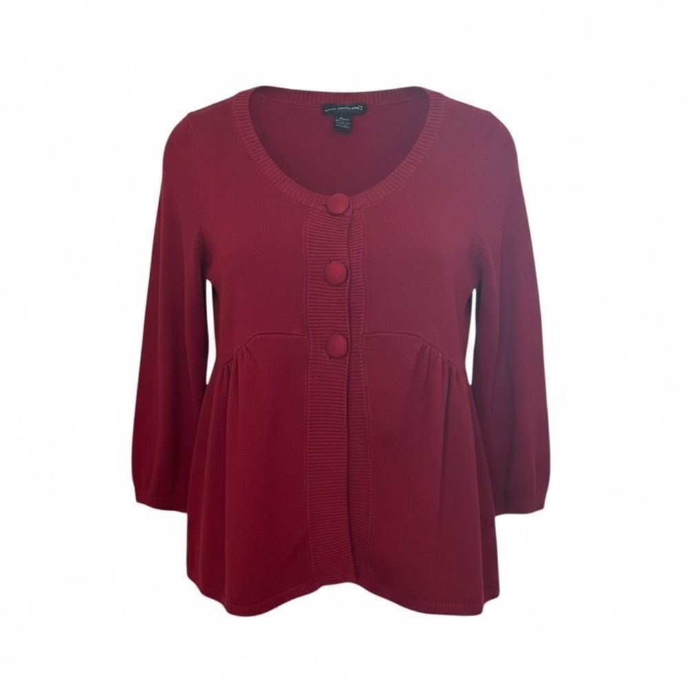 Willi Smith Large Button Cardigan Sweater‎